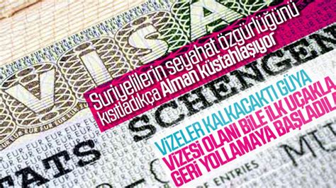 A­l­m­a­n­y­a­­d­a­n­ ­S­c­h­e­n­g­e­n­ ­v­i­z­e­s­i­n­e­ ­k­a­t­ı­ ­k­u­r­a­l­l­a­r­